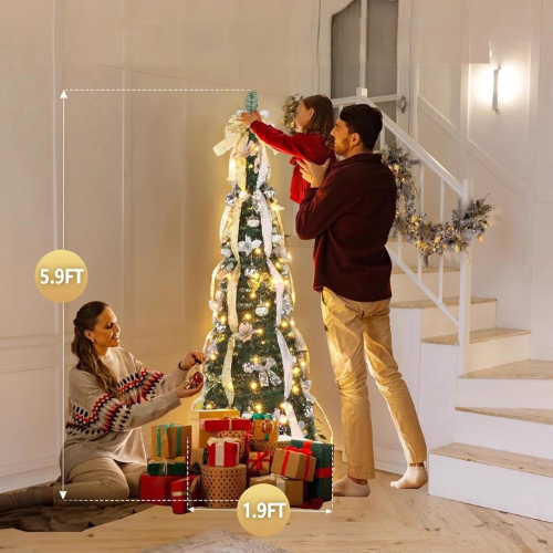 Bellanica - Foldable Retractable Luminous Christmas Tree