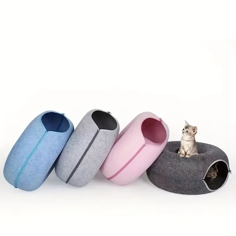 Bellanica - Detachable Felt Cat Tunnel Bed