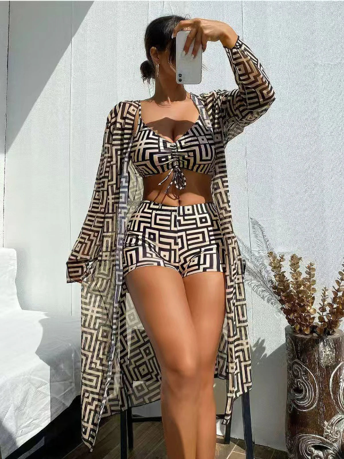 Bellanica - Vela 3-Piece Blue Bikini Set