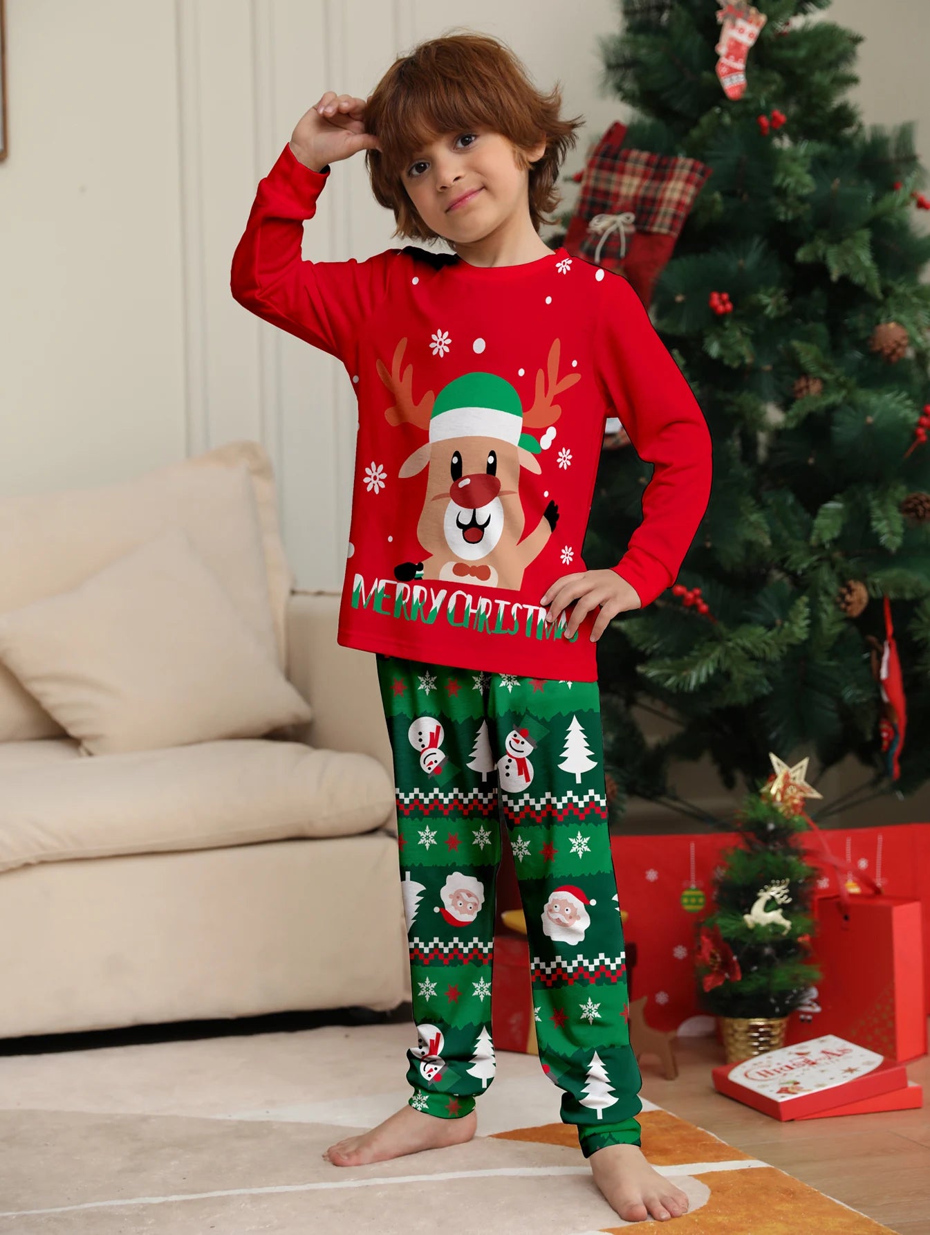 Bellanica - Couples Family Christmas Pajamas