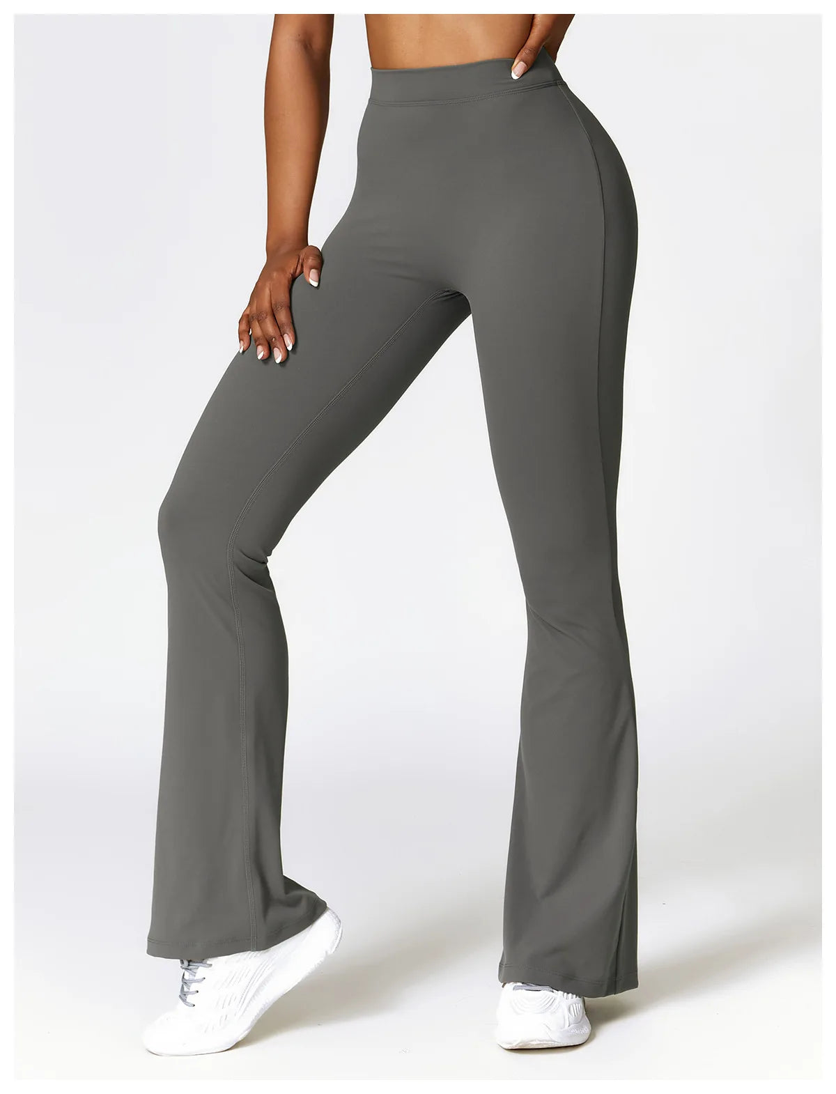 Bellanica - V-Waist Flare Leg Yoga Pants