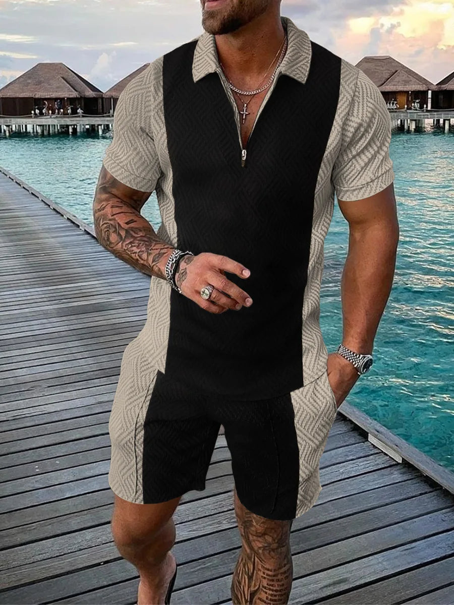 Bellanica - 3D Stripe Men's Summer Set