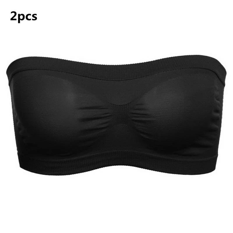 Bellanica - Breathable Mesh Strapless Bandeau Bra