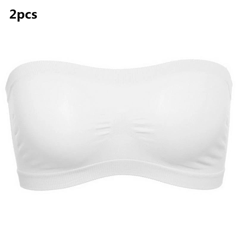 Bellanica - Breathable Mesh Strapless Bandeau Bra
