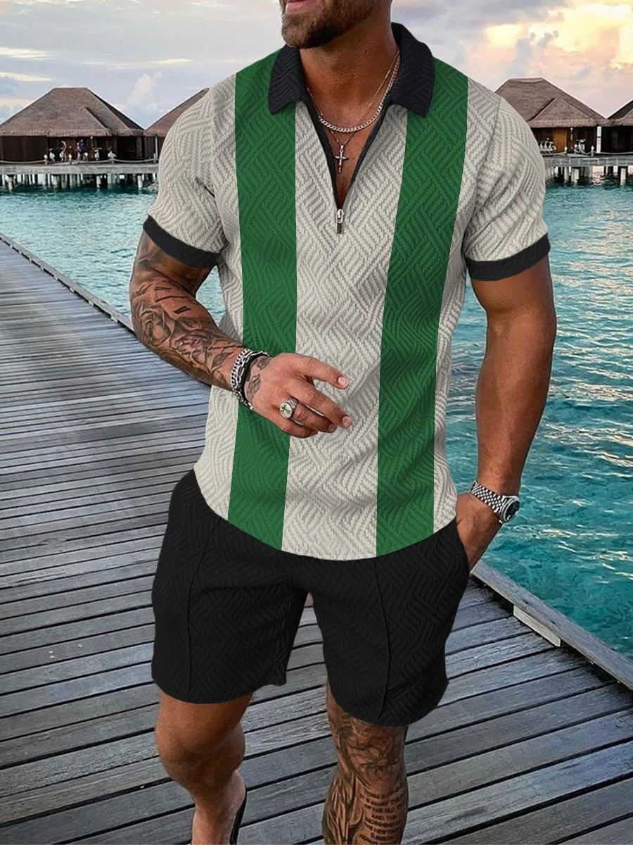 Bellanica - 3D Stripe Men's Summer Set