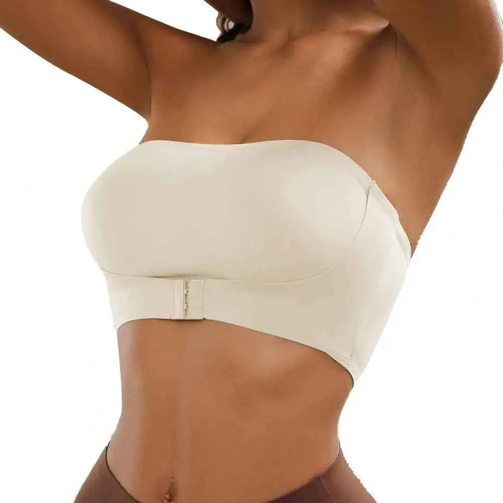 Non-Slip Strapless Push-Up Bralette