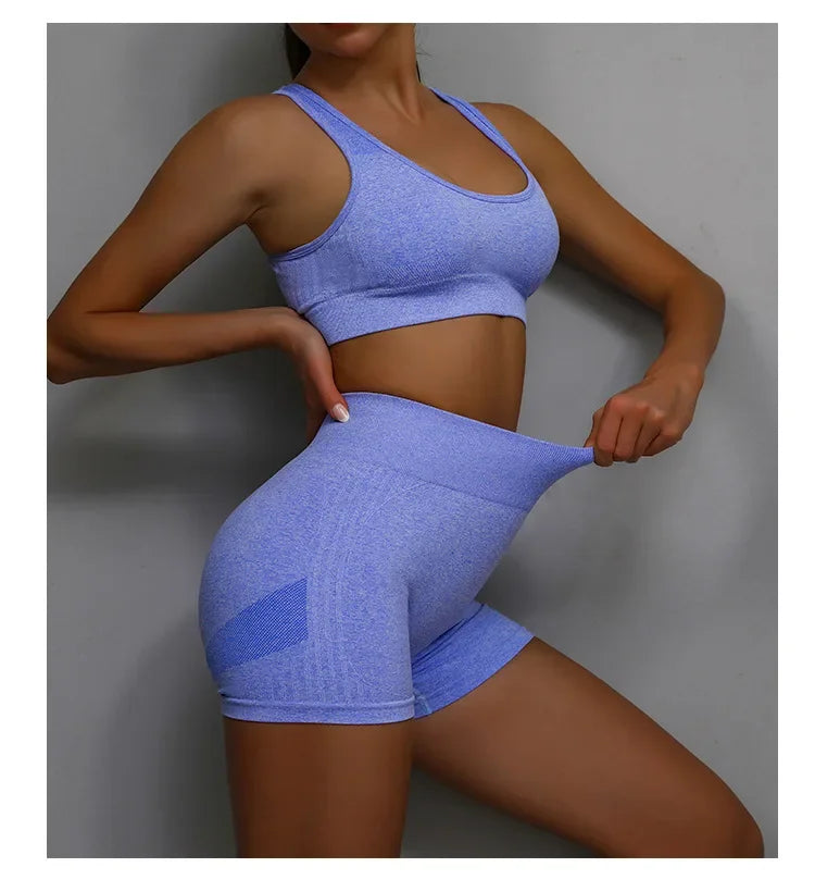 Bellanica - Women’s yoga workout shorts set