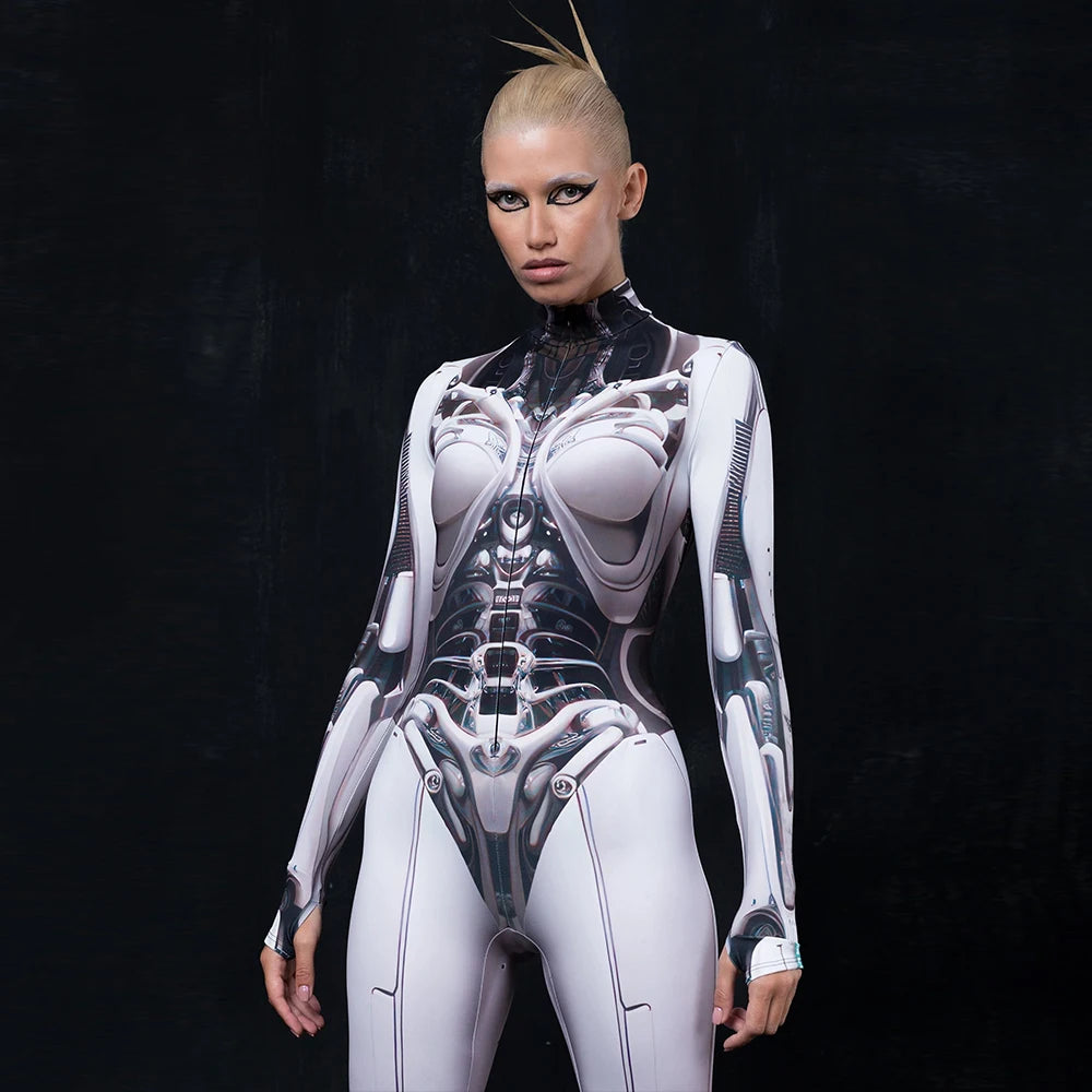 Bellanica - Robot Punk Women's Halloween Catsuit