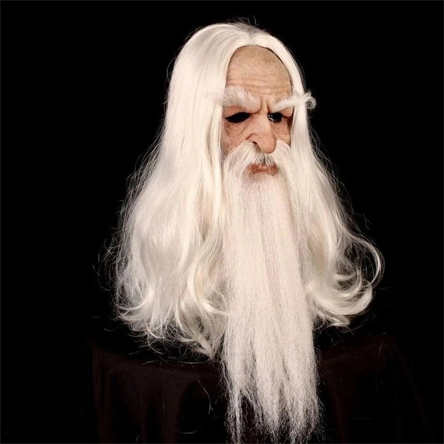 Bellanica - White-Haired Santa Claus Mask Prop