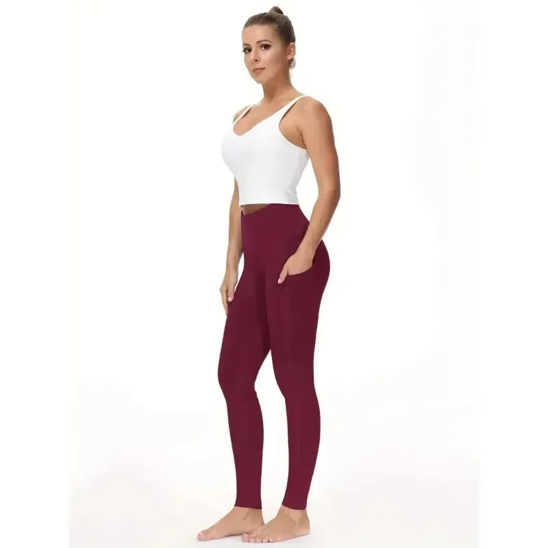 Bellanica - High-Waist Pocket Seamless Yoga Leggings