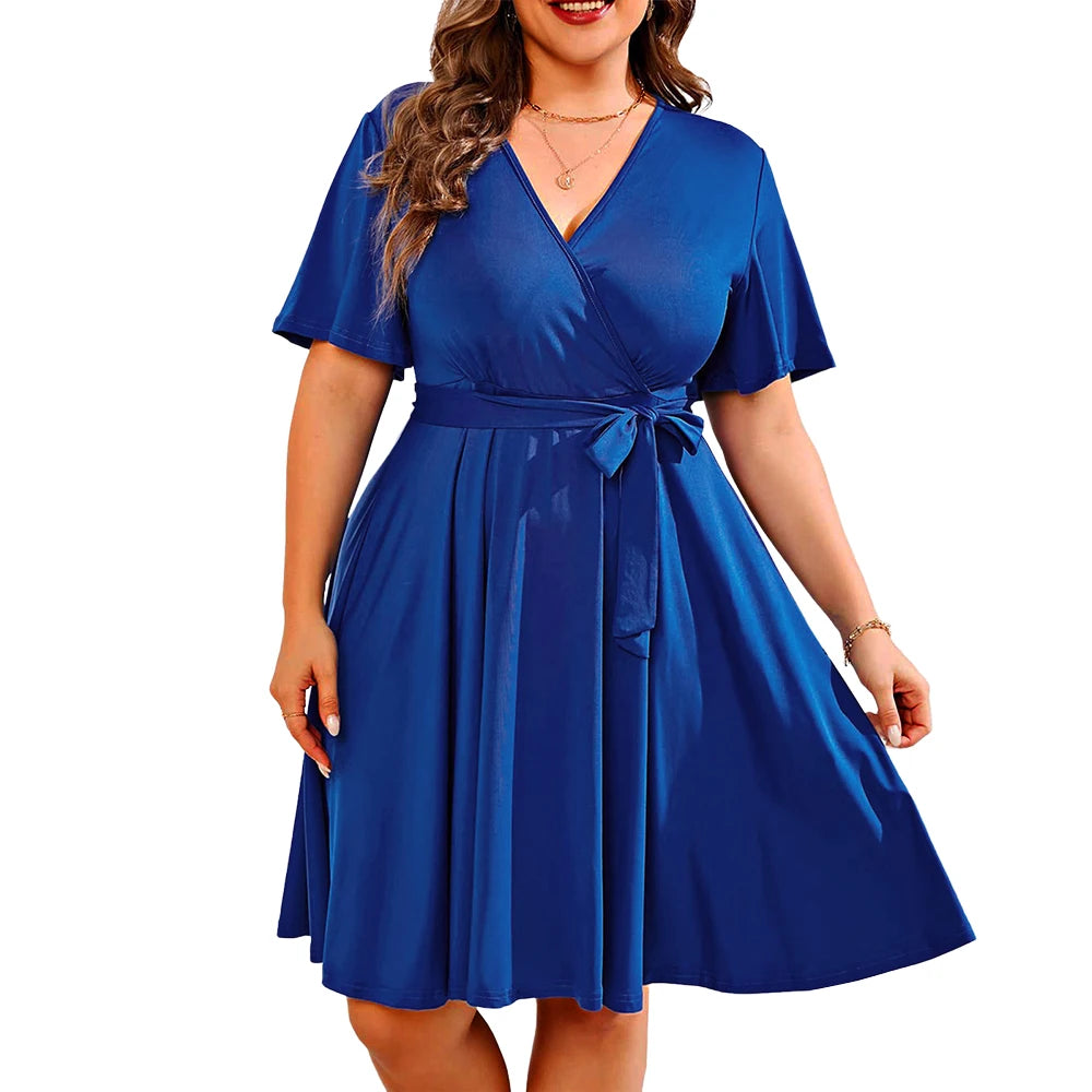 Bellanica - Plus Size Summer Slim Dress