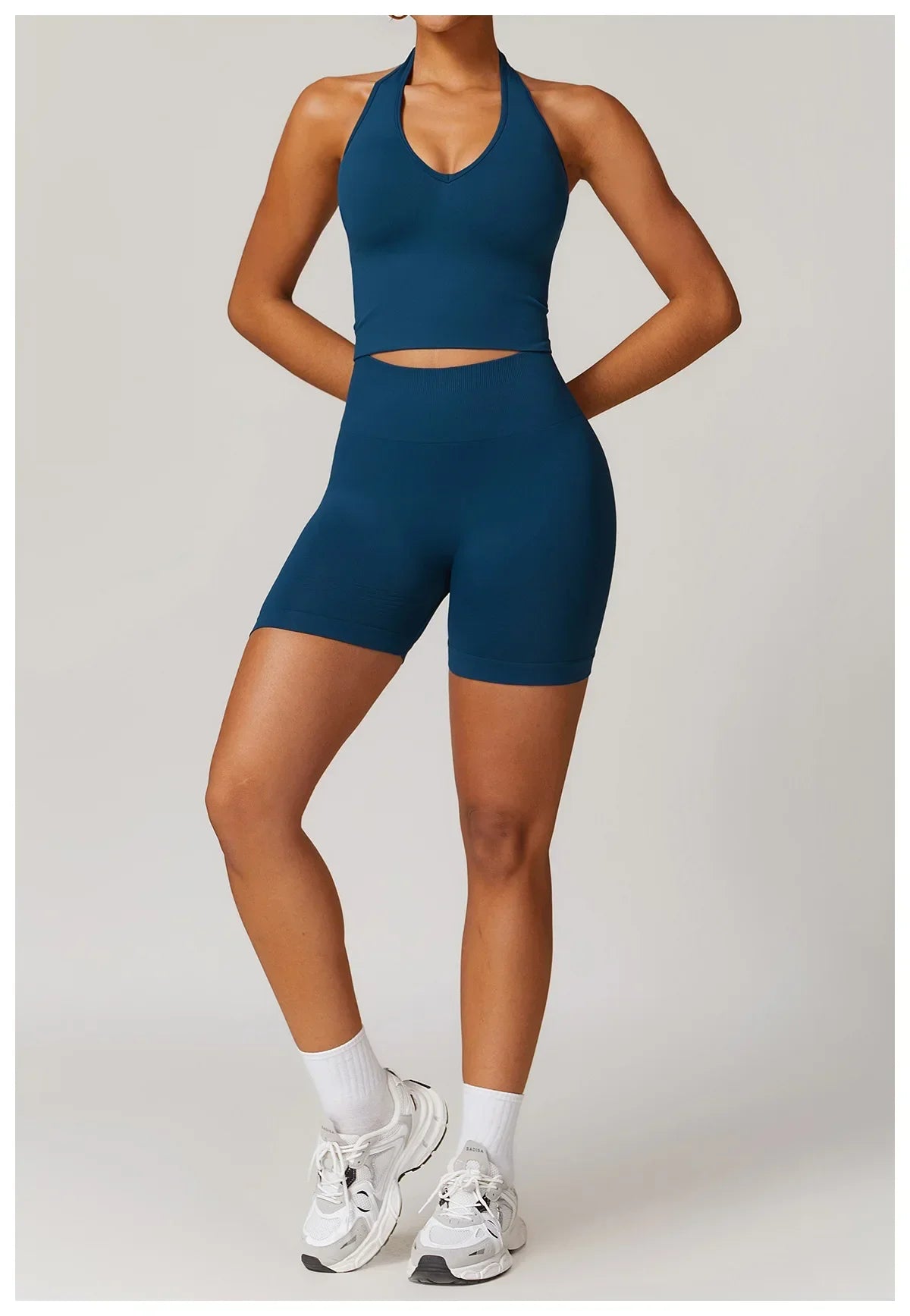 Bellanica - Seamless Ribbed 2-Piece Yoga Set
