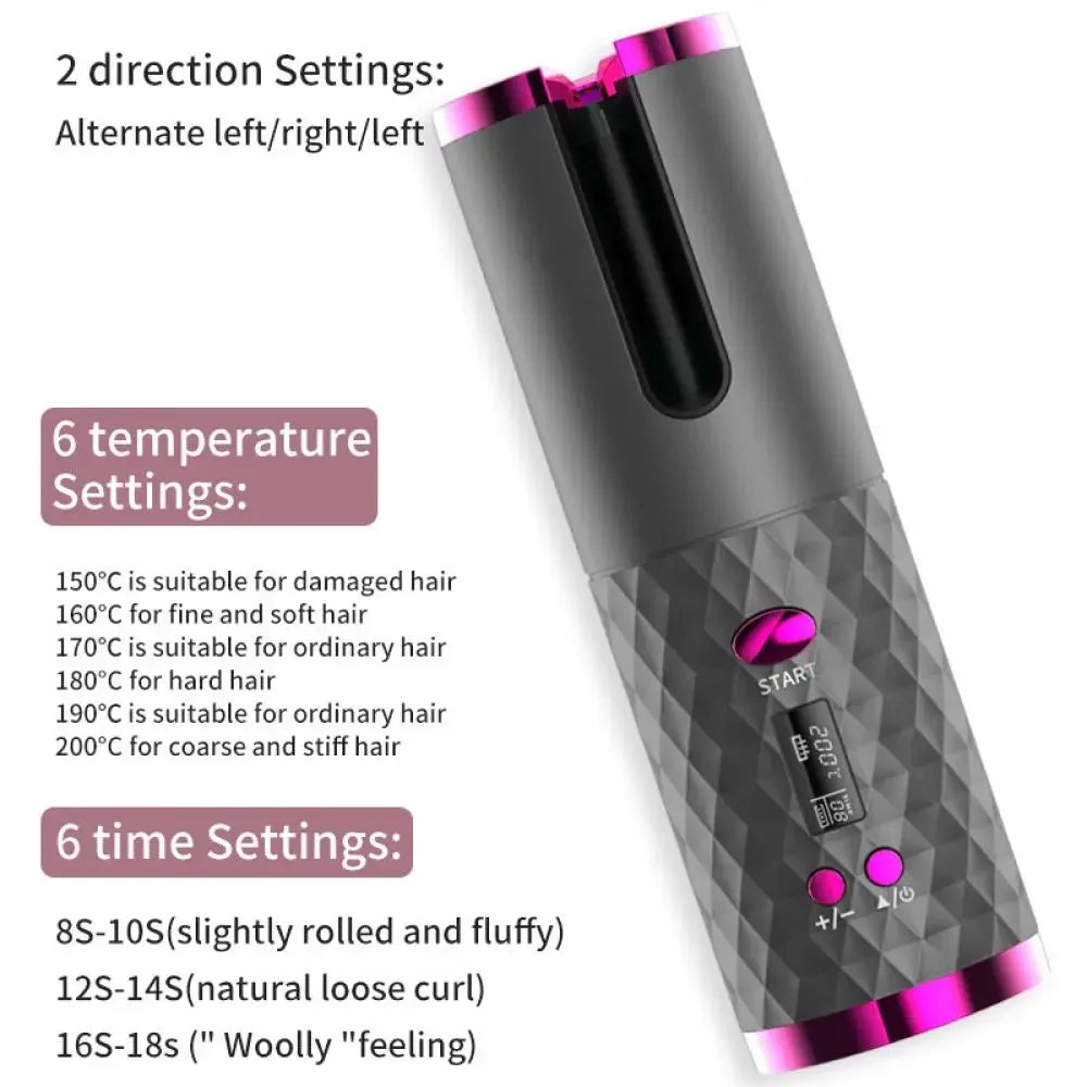 Bellanica - Cordless Automatic Curling Iron