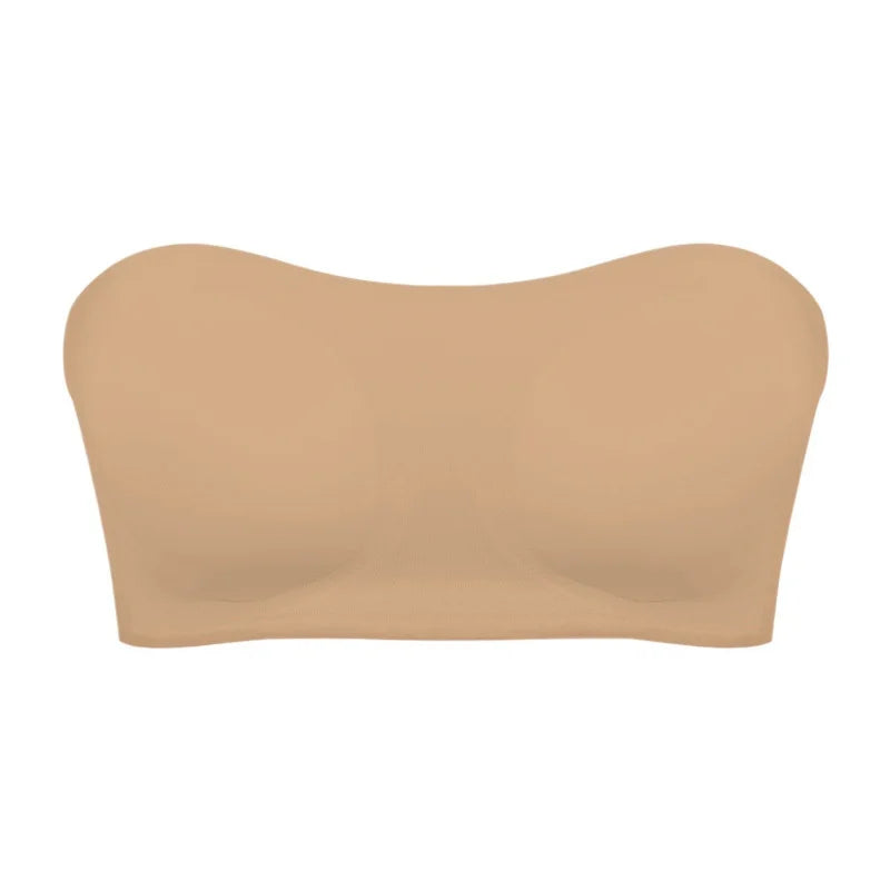 Bellanica - Removable Padded Soft Seamless Strapless Bra