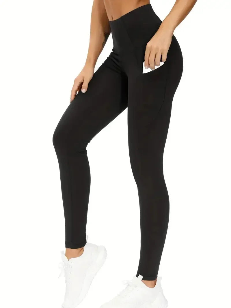 Bellanica - High-Waist Pocket Seamless Yoga Leggings