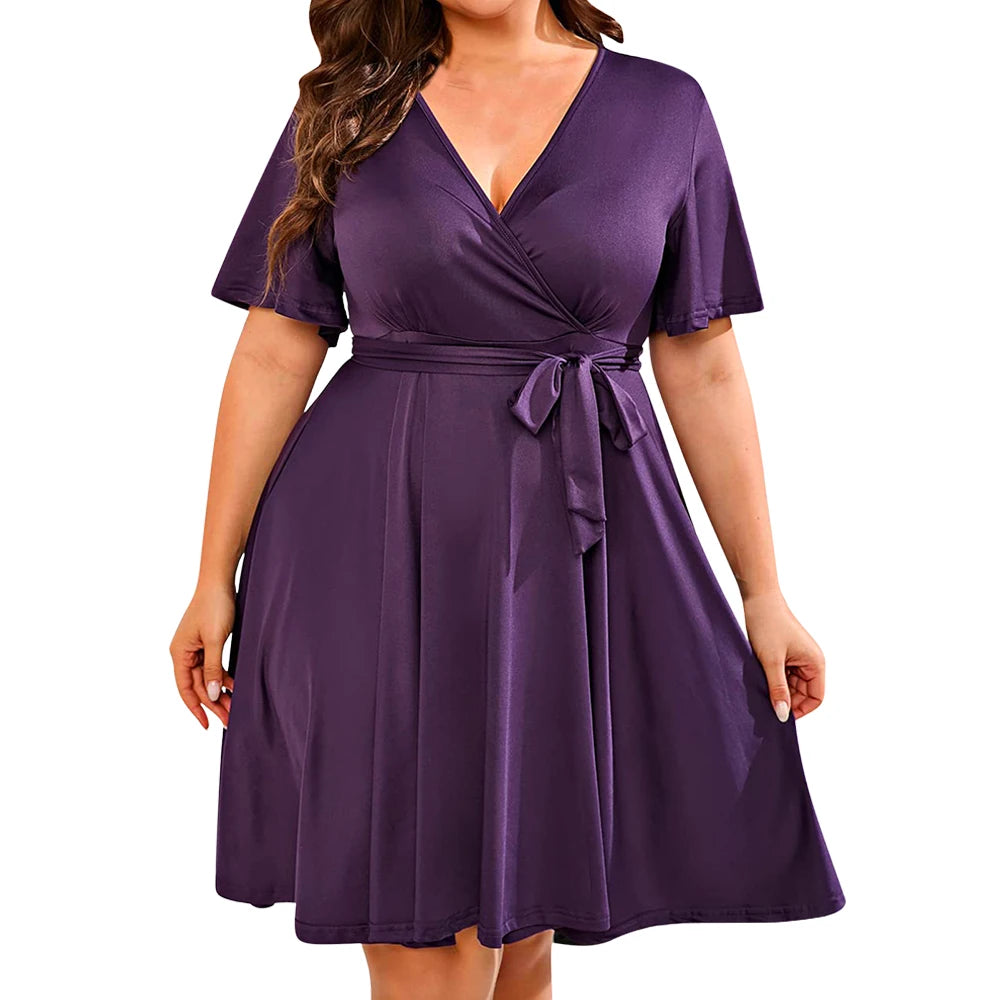 Bellanica - Plus Size Summer Slim Dress