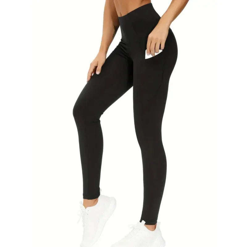Bellanica - High-Waist Pocket Seamless Yoga Leggings