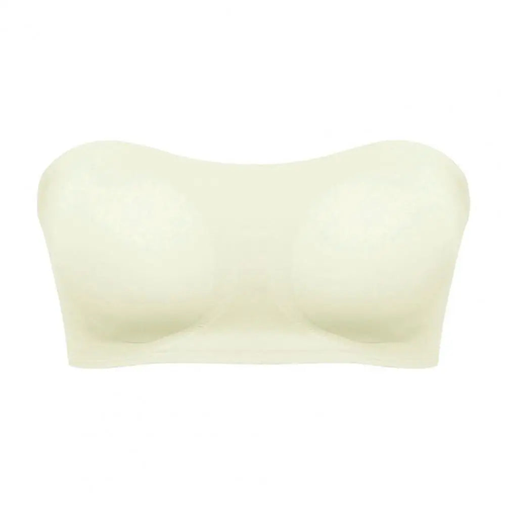 Bellenica - Strapless Anti-Slip Invisible Half-Cup Bra