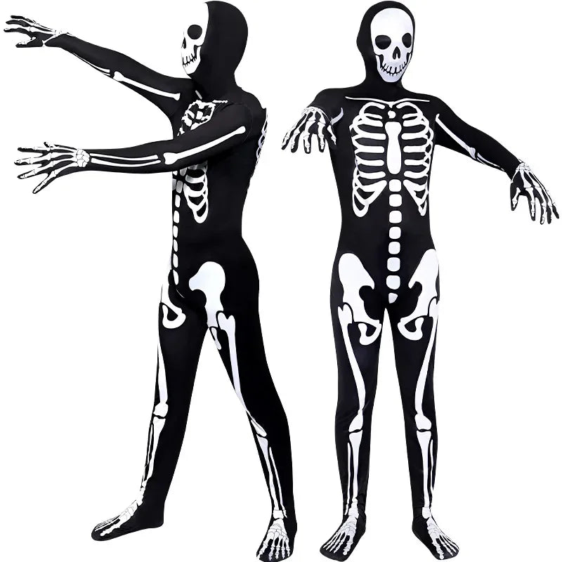 Bellanica - Skeleton Jumpsuit Costume for Halloween