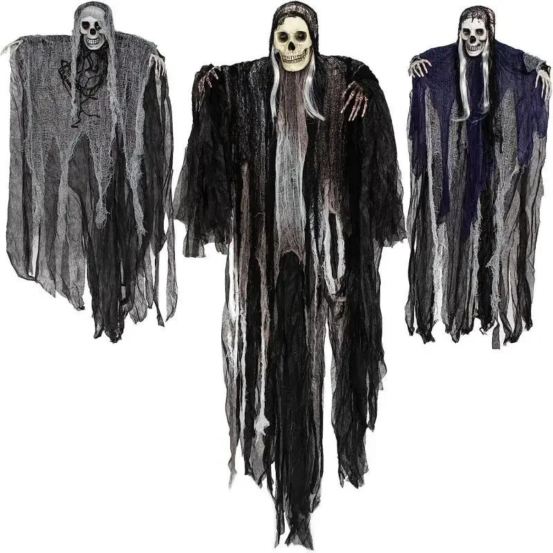 Bellannica - Sound-Activated Light-Up Halloween Ghosts
