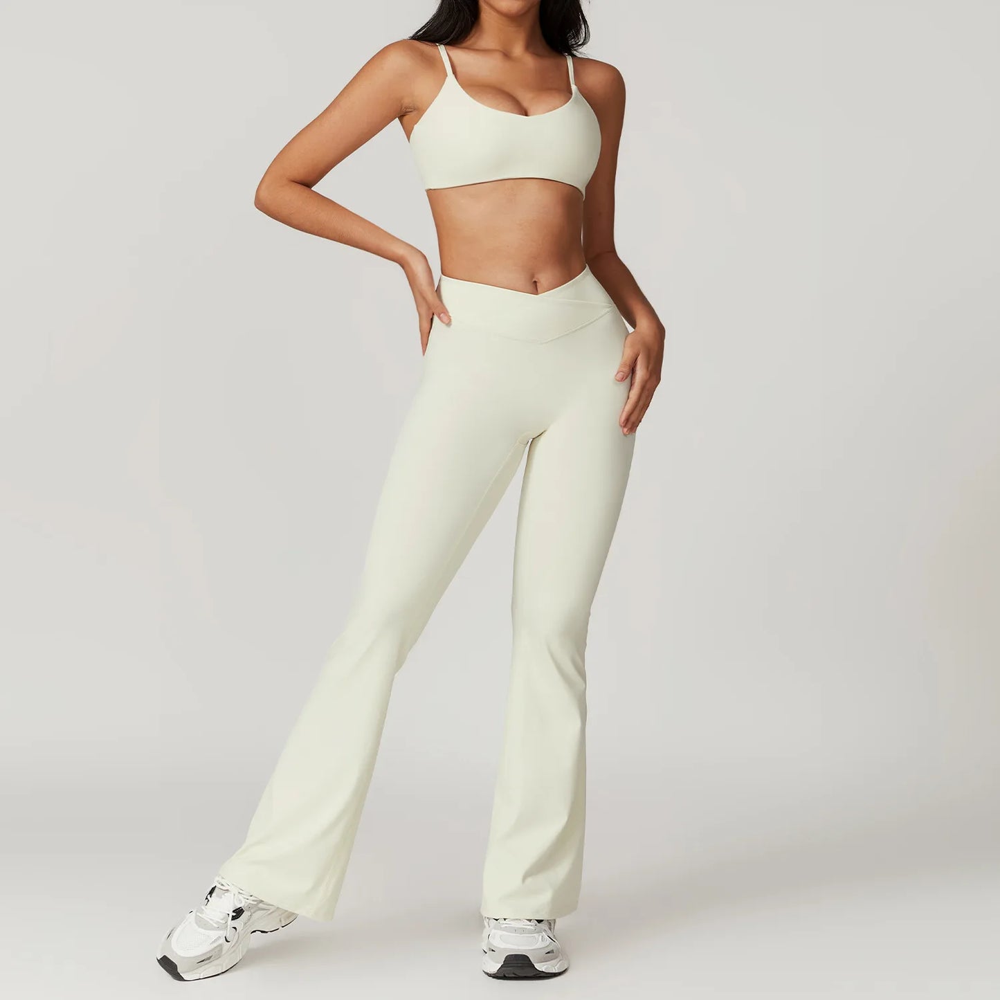 Bellanica - 2-Piece Crop Top Leggings Set