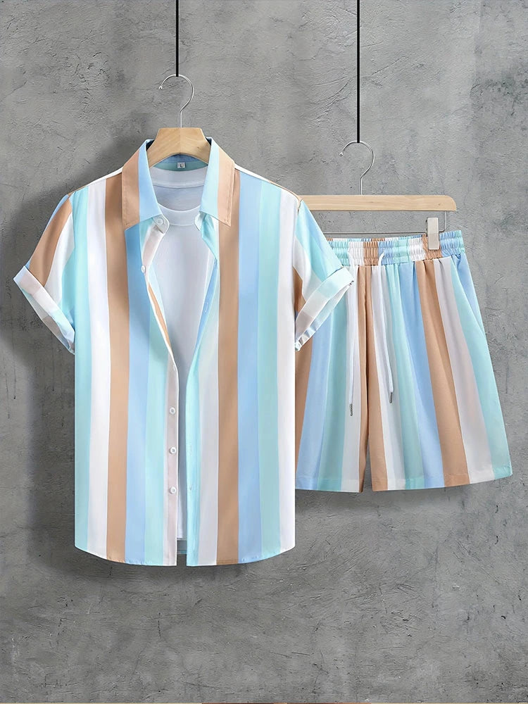 Bellanica - Ensemble de tenues d'été dégradées à motif cocotier