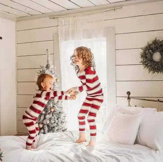 Bellanica - Striped Christmas Family Pajama