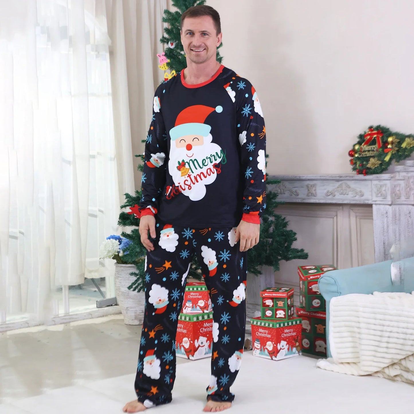 Bellanica - Santa Claus Family Pajamas