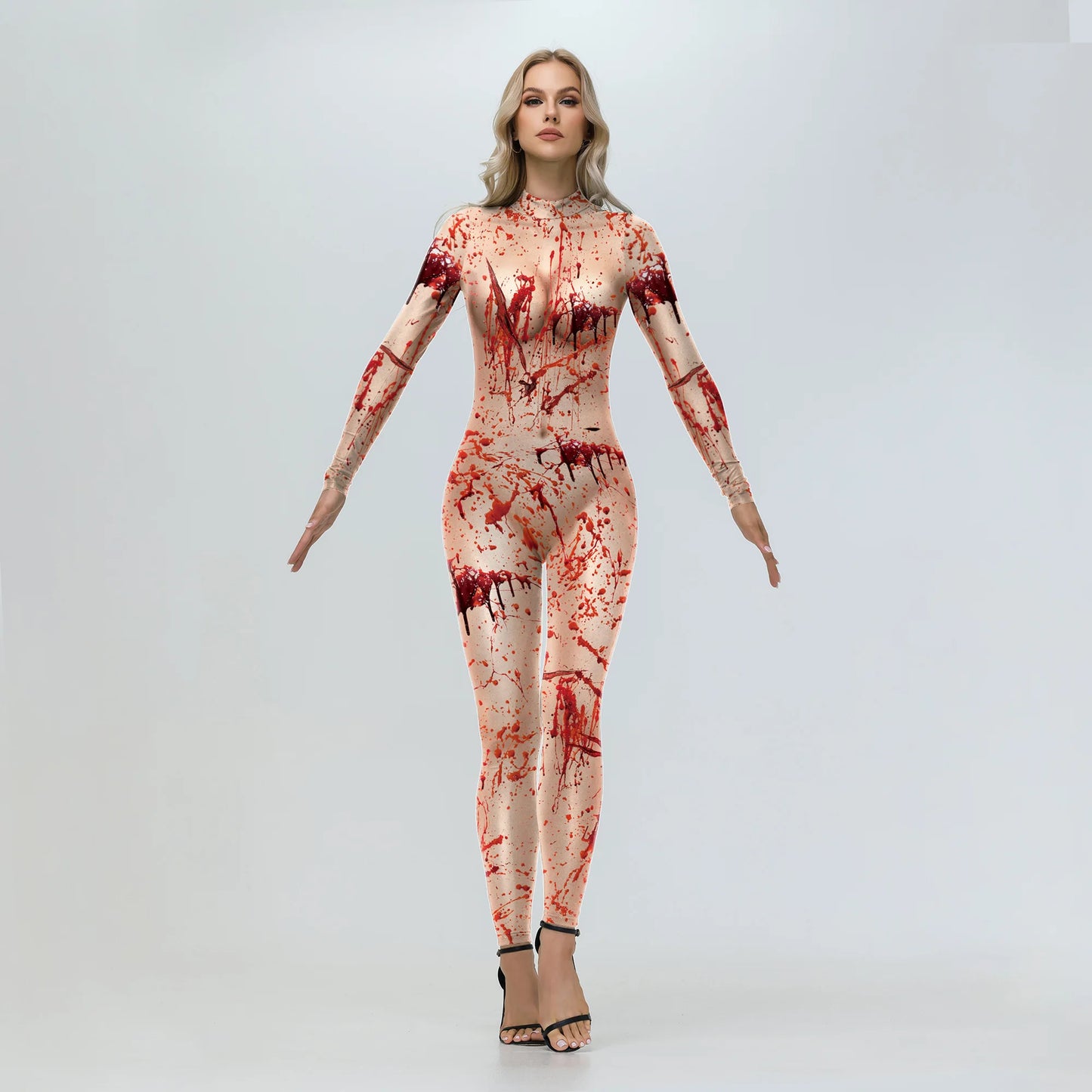 Bellanica - Bloody Zombie Bodysuit Halloween Costume