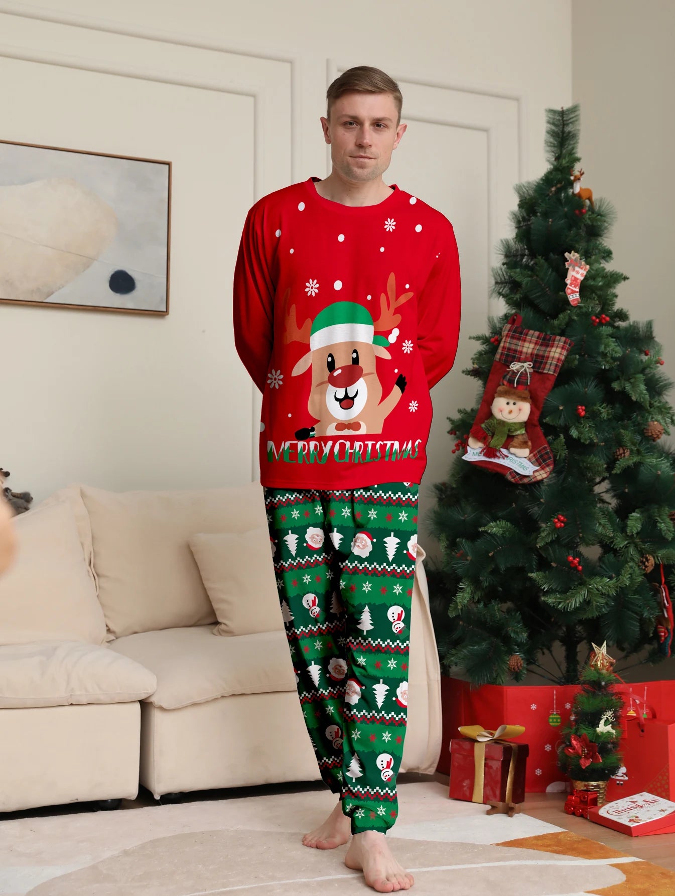 Bellanica - Couples Family Christmas Pajamas