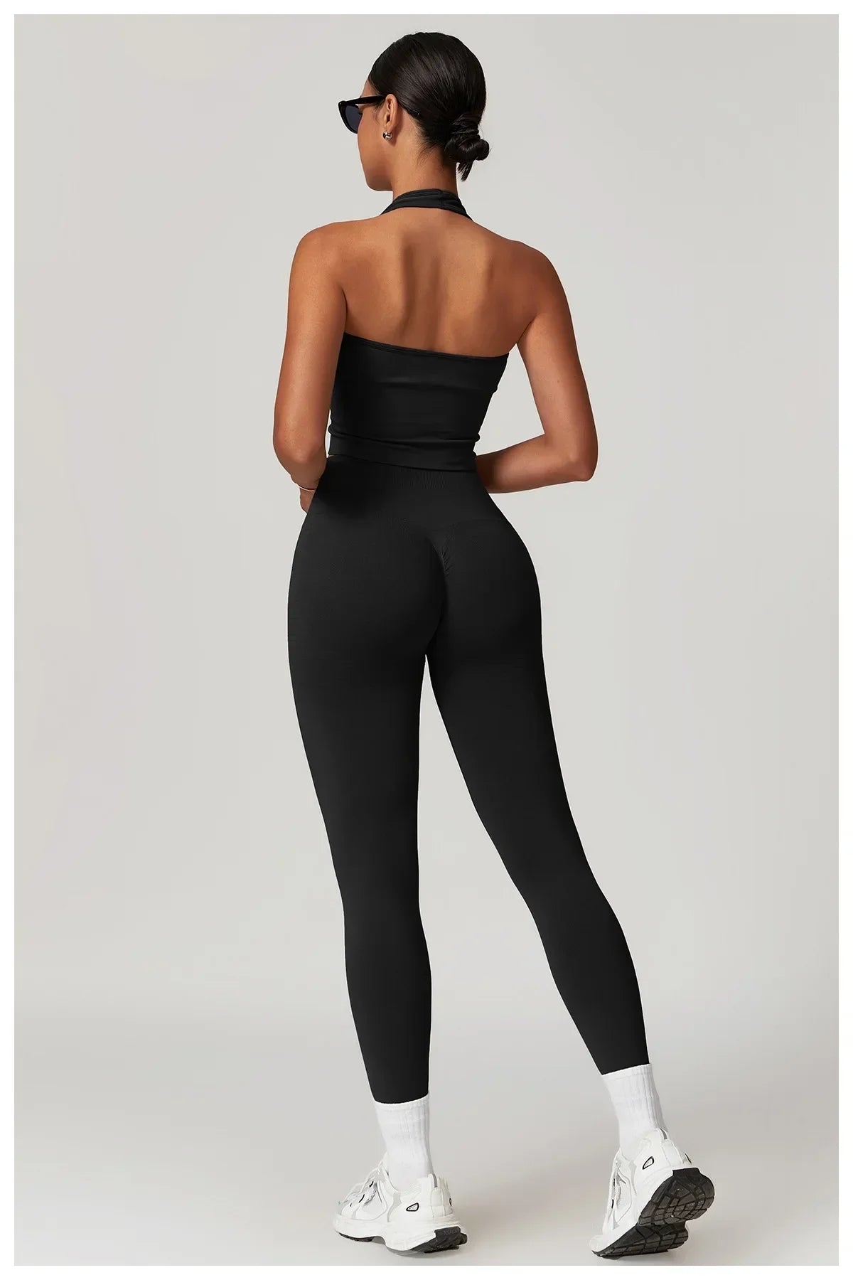 Bellanica - Seamless Ribbed 2-Piece Yoga Set