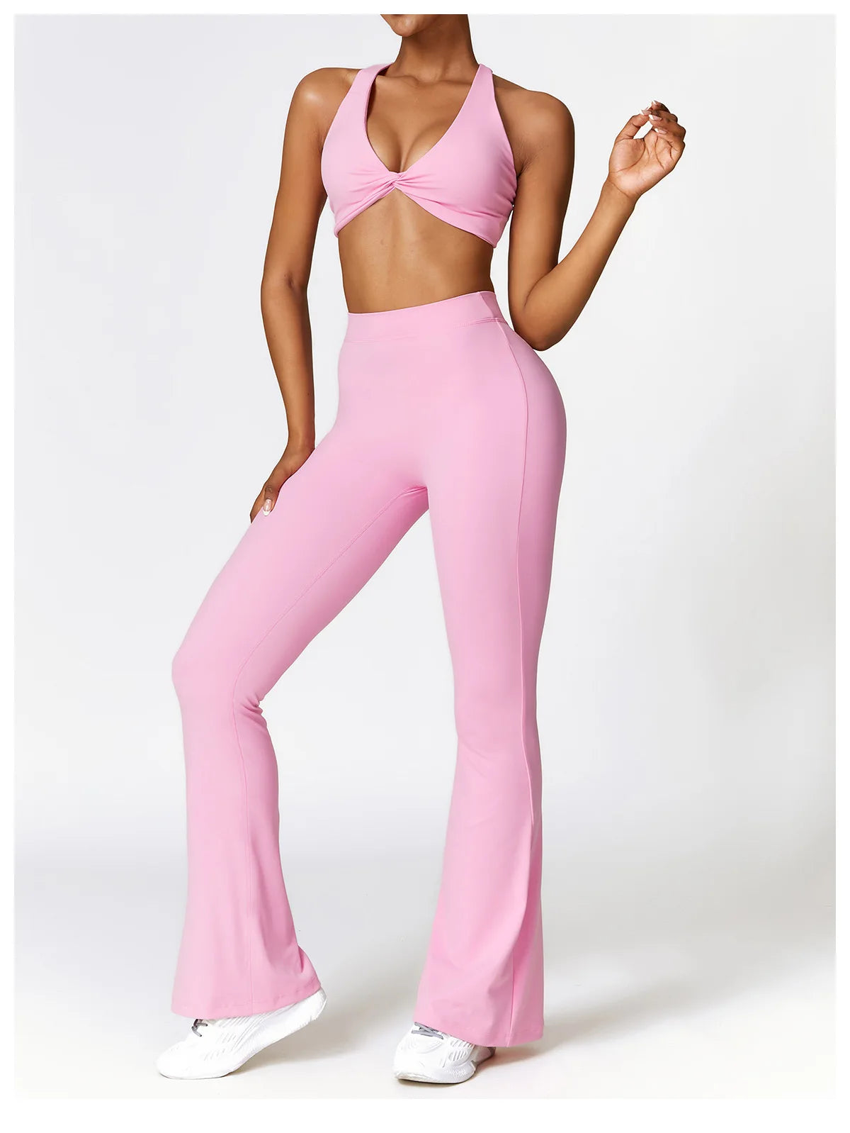 Bellanica - V-Waist Flare Leg Yoga Pants