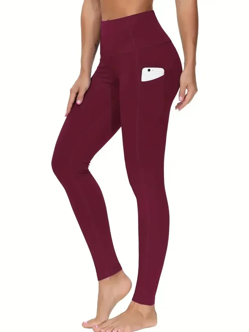 Bellanica - High-Waist Pocket Seamless Yoga Leggings