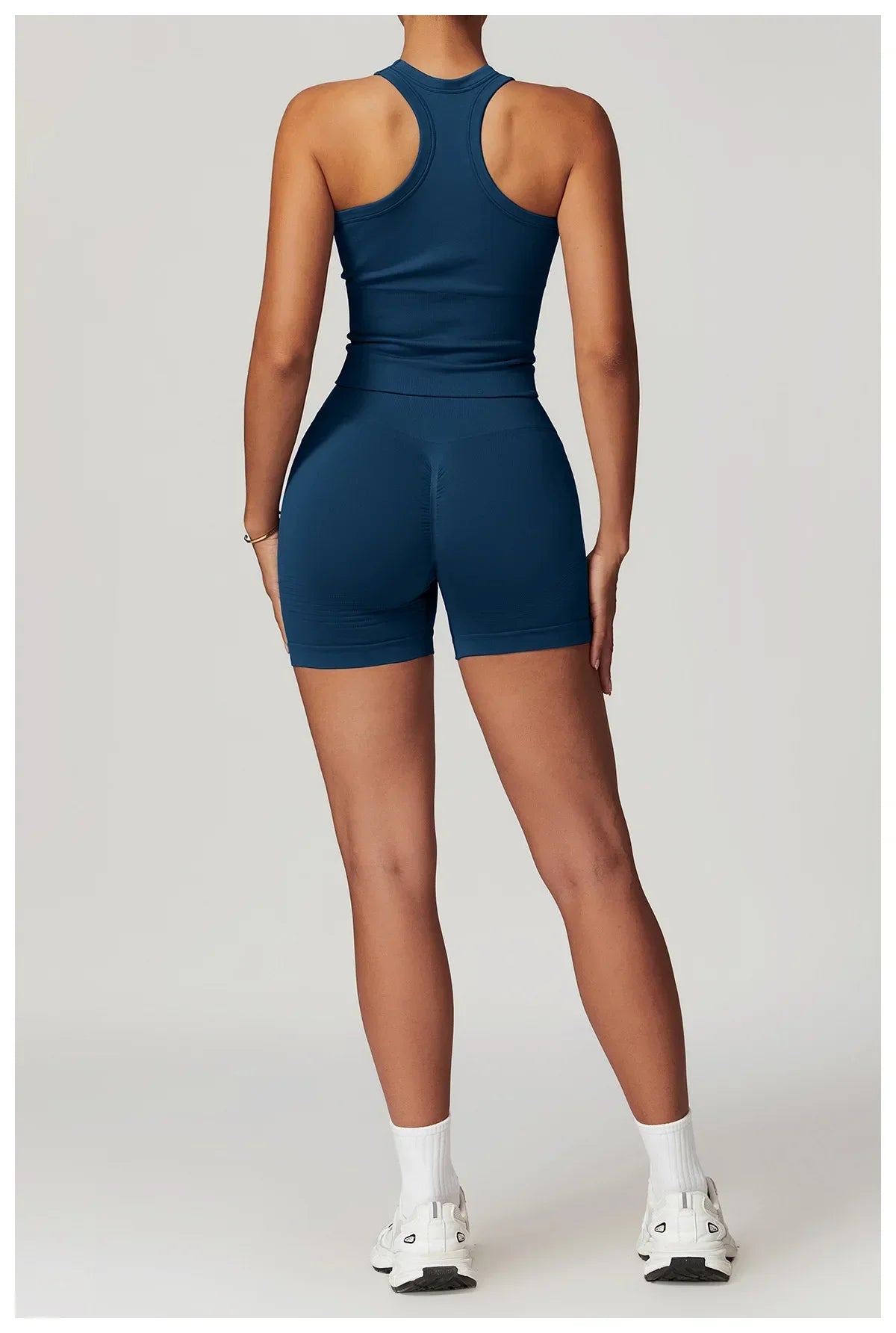 Bellanica - Seamless Ribbed 2-Piece Yoga Set