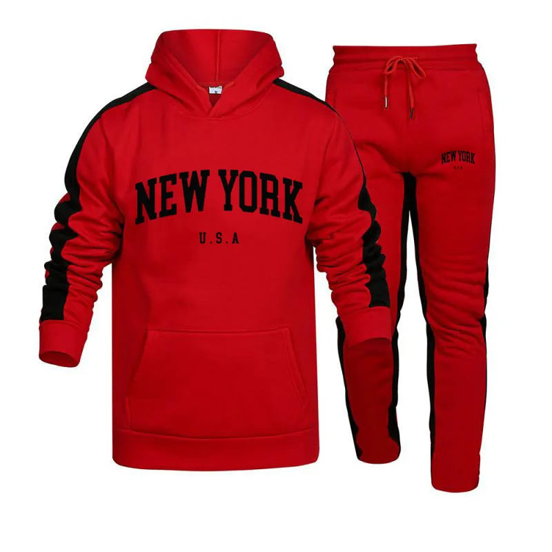 Bellanica - Men’s New Autumn Hooded Sportswear Set