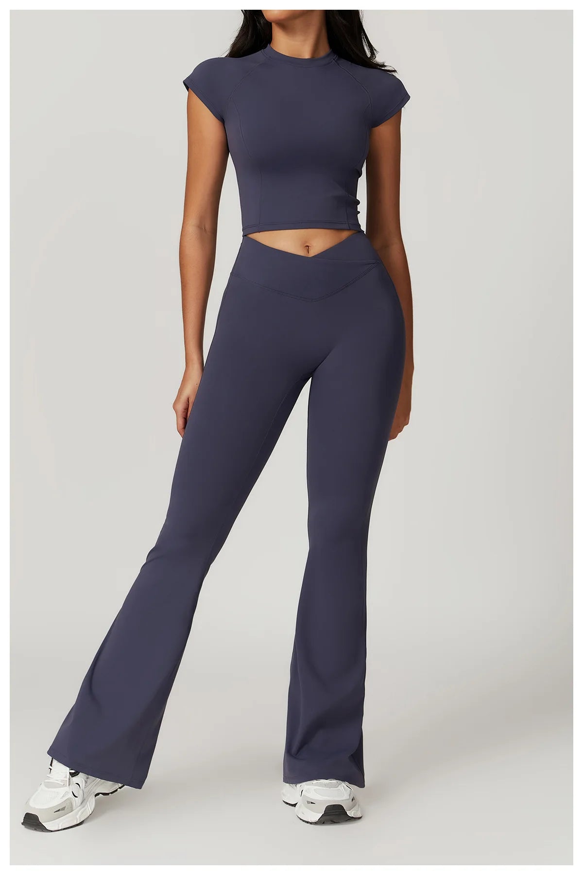 Bellanica - 2-Piece Crop Top Leggings Set