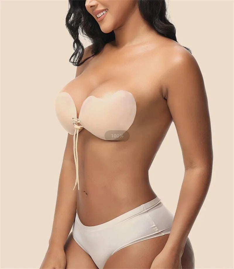 Bellanica - Adjustable Sticky Strapless Push-Up Bra