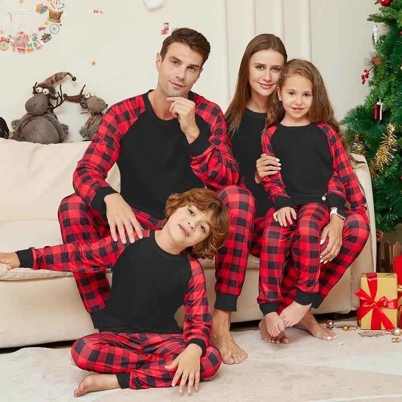 Plaid Christmas Family Pajamas