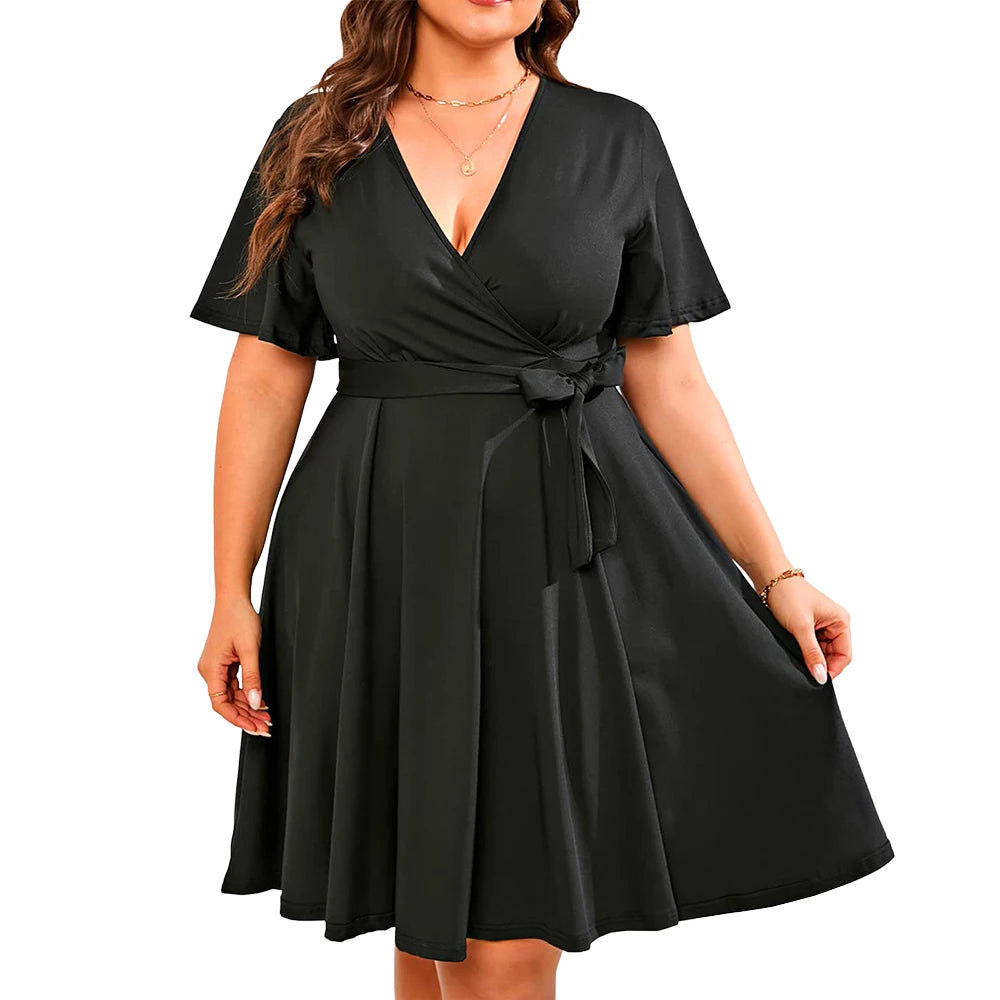 Bellanica - Plus Size Summer Slim Dress