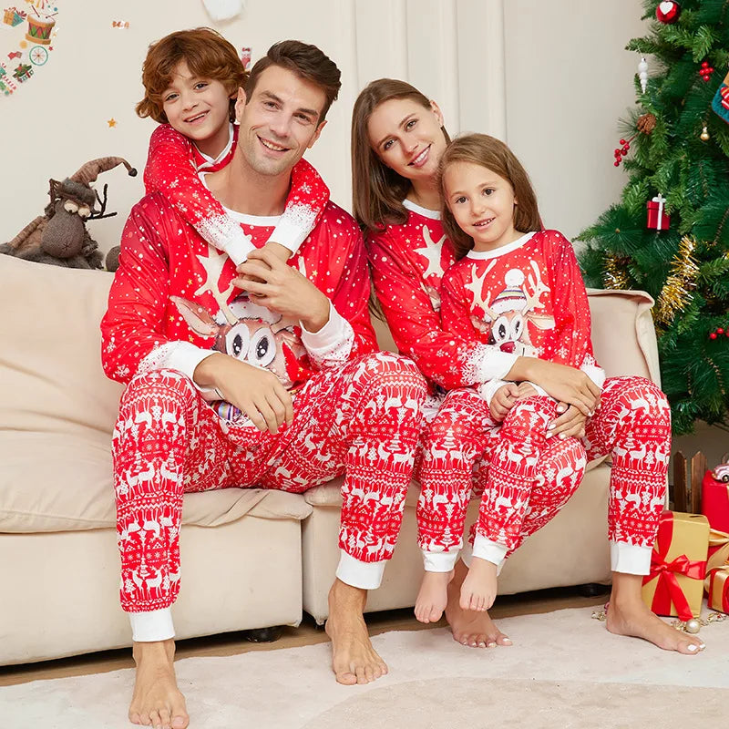 Bellanica - Reindeer Family Christmas Pajamas