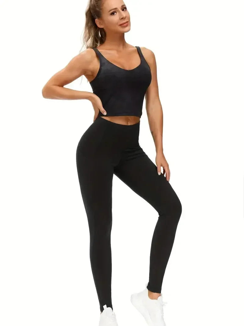 Bellanica - High-Waist Pocket Seamless Yoga Leggings