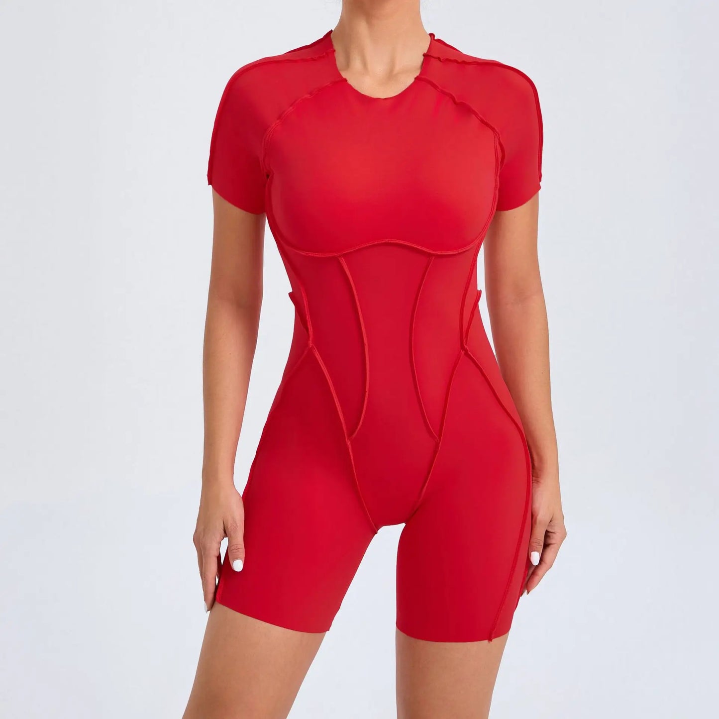 Bellanica - One-piece padded backless slim jumpsuit
