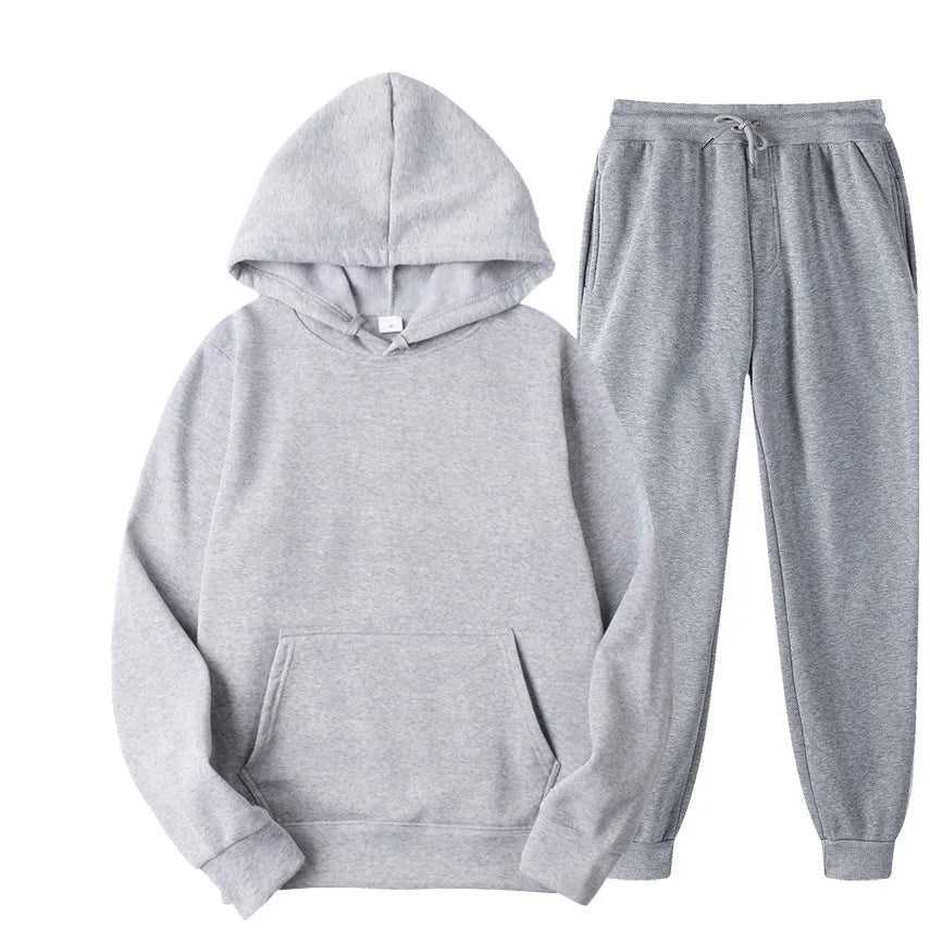 Bellanica - Men’s Solid Hoodie Pants Set