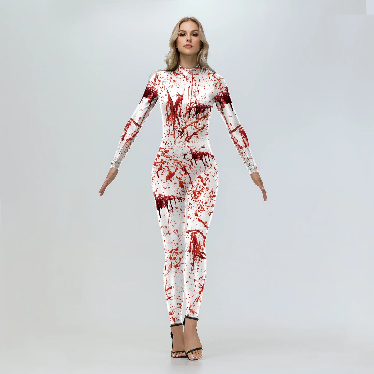 Bellanica - Bloody Zombie Bodysuit Halloween Costume
