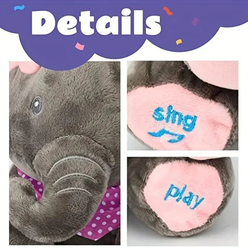 Bellanica - Animated Baby Elephant Toys Plush Singing