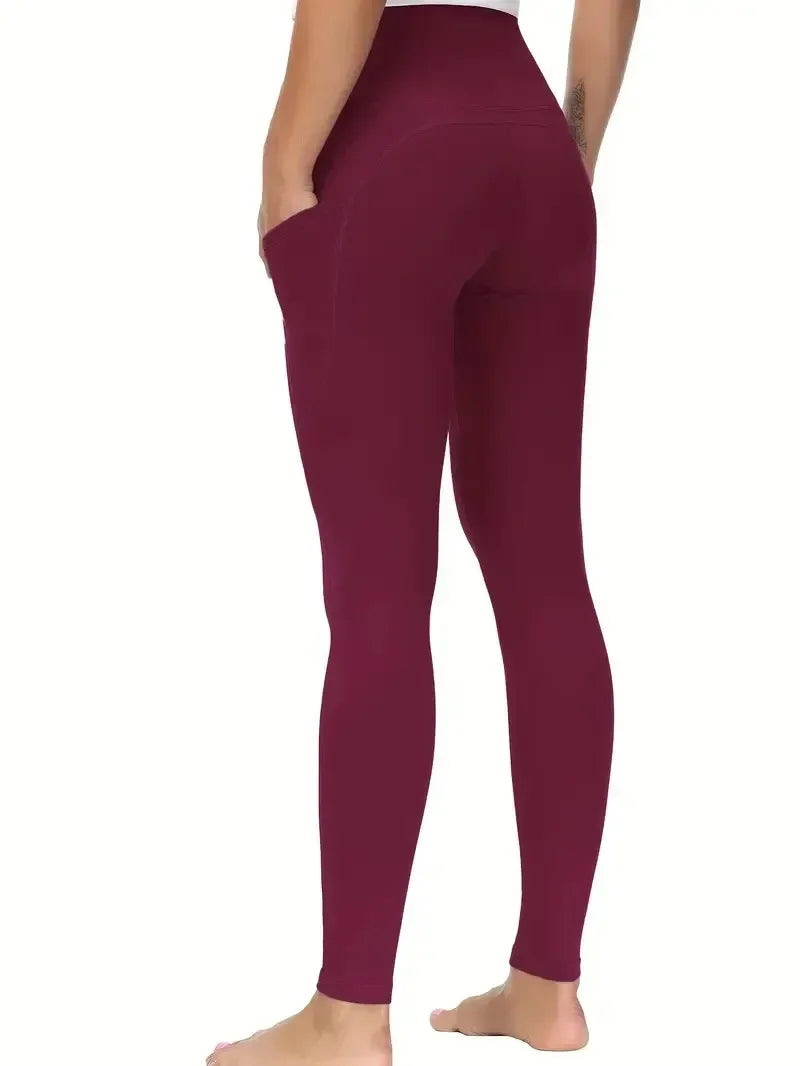 Bellanica - High-Waist Pocket Seamless Yoga Leggings