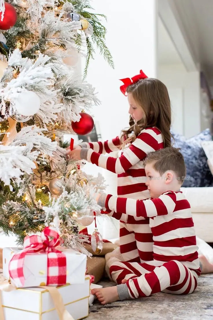 Bellanica - Striped Christmas Family Pajama
