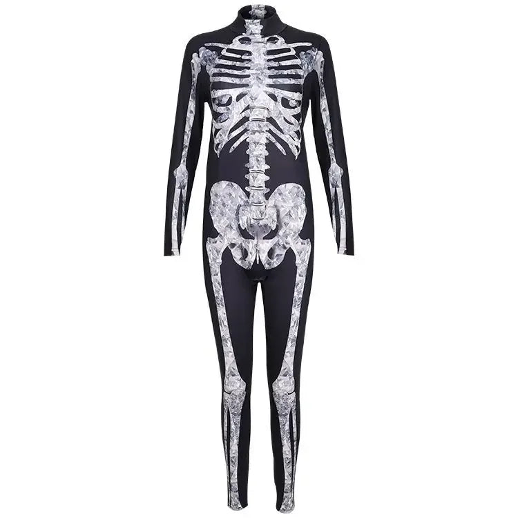 Bellanica - Skeleton Jumpsuit Costume for Halloween
