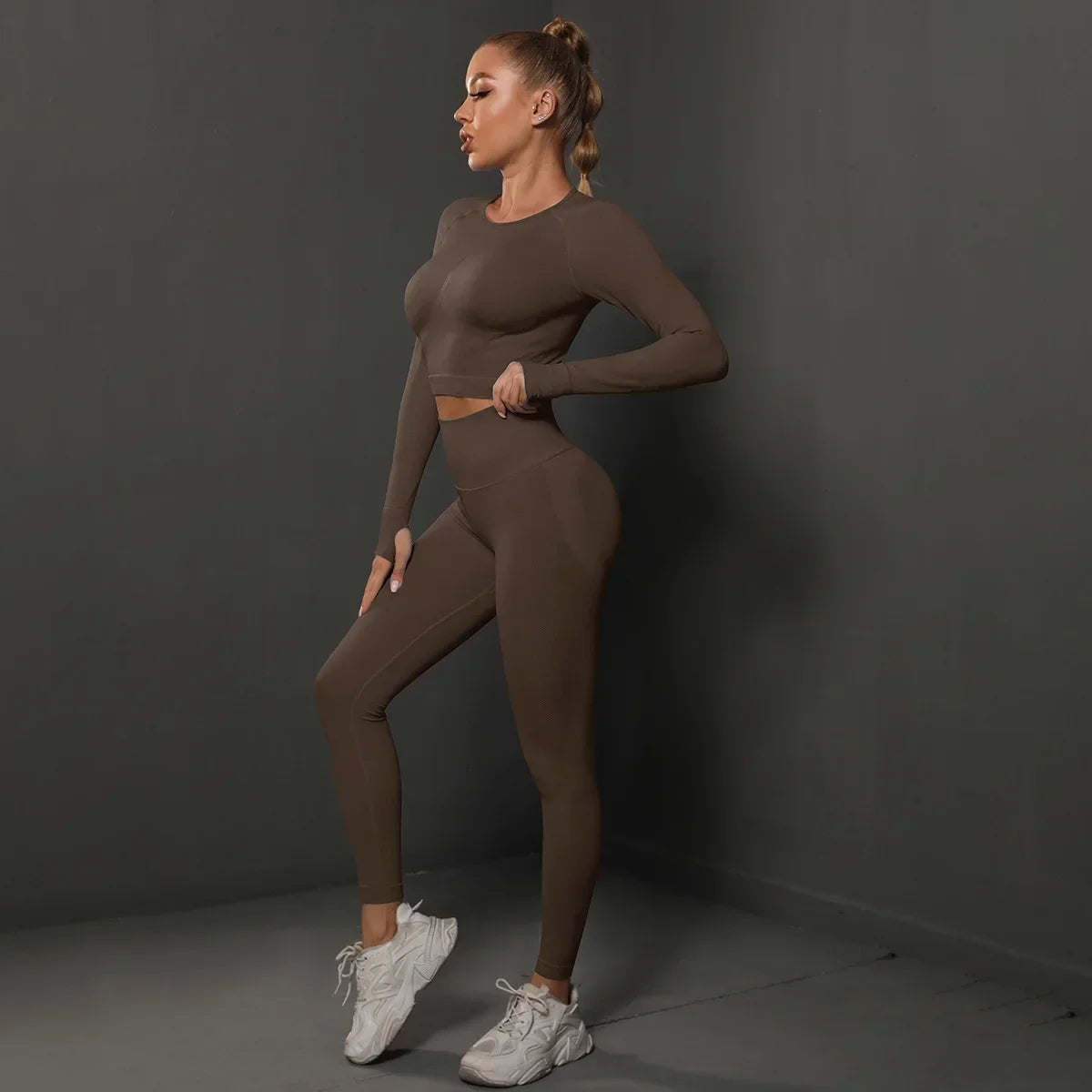 Bellanica - Seamless High-Waist Hip-Lift Set