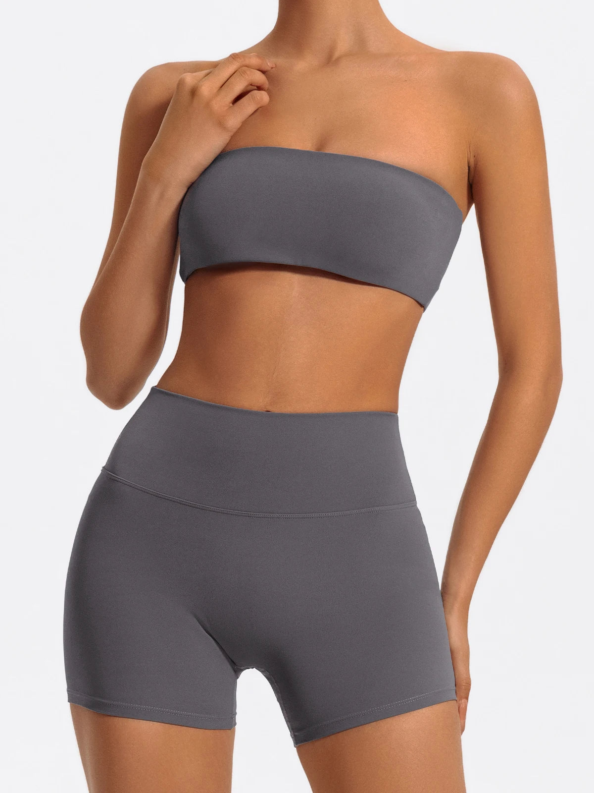 Bellanica - Womenâs strapless workout bra set